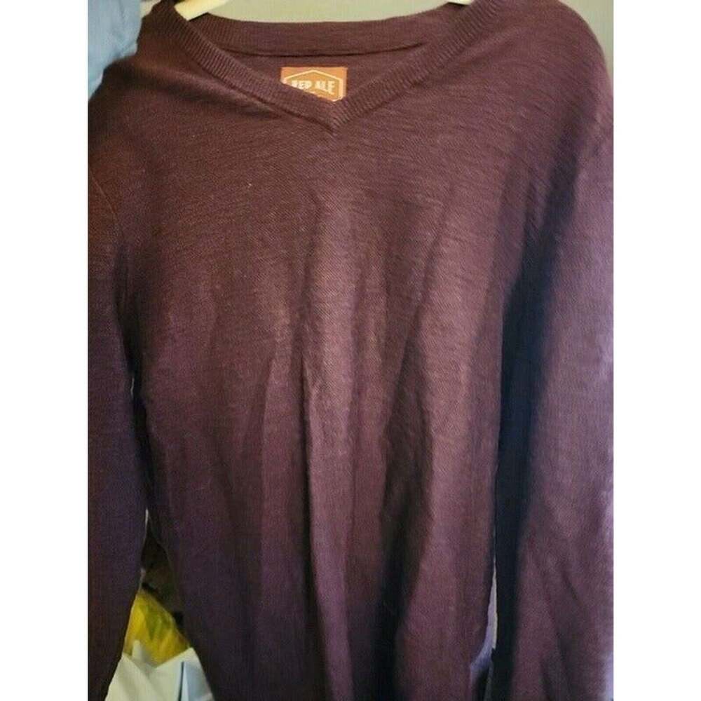 Red Ale Mens Riverside Pullover Sweater Cotton Crew Neck Size S NWT AAA